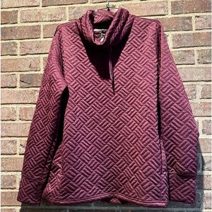 NWT RBX Women’s Burgandy Long Sleeve Top Large